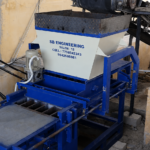 6 cavity fly ash brick machine automatic With Belt Conveyor – SB Engineering Salem