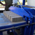 Attached 6 cavity fly ash brick machine & Interlock Brick Machine With Laddar Feedar - sb engineering salem