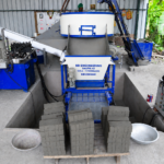 Attached 6 cavity fly ash brick machine & Interlock Brick Machine With Laddar Feedar - sb engineering salem
