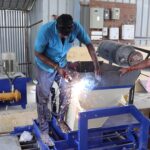 6 cavity fly ash brick machine automatic With Belt Conveyor – SB Engineering Salem