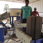 Attached 4 Cavity Fly Ash Brick Machine & Interlock Brick Machine With Screw Convayor – SB Engineering Salem