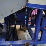 Automatic 4 Cavity Fly Ash Brick Machine With belt Conveyor Manufacturer in Salem - SB Engineering