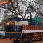 6 cavity fly ash brick machine automatic With Belt Conveyor – SB Engineering Salem