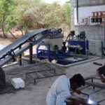 Automatic 4 Cavity Fly Ash Brick Machine With belt Conveyor Manufacturer in Salem - SB Engineering
