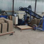 Automatic 4 Cavity Fly Ash Brick Machine With belt Conveyor Manufacturer in Salem - SB Engineering