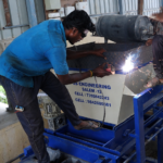 6 cavity fly ash brick machine automatic With Belt Conveyor – SB Engineering Salem