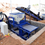 6 cavity fly ash brick machine automatic With Belt Conveyor – SB Engineering Salem